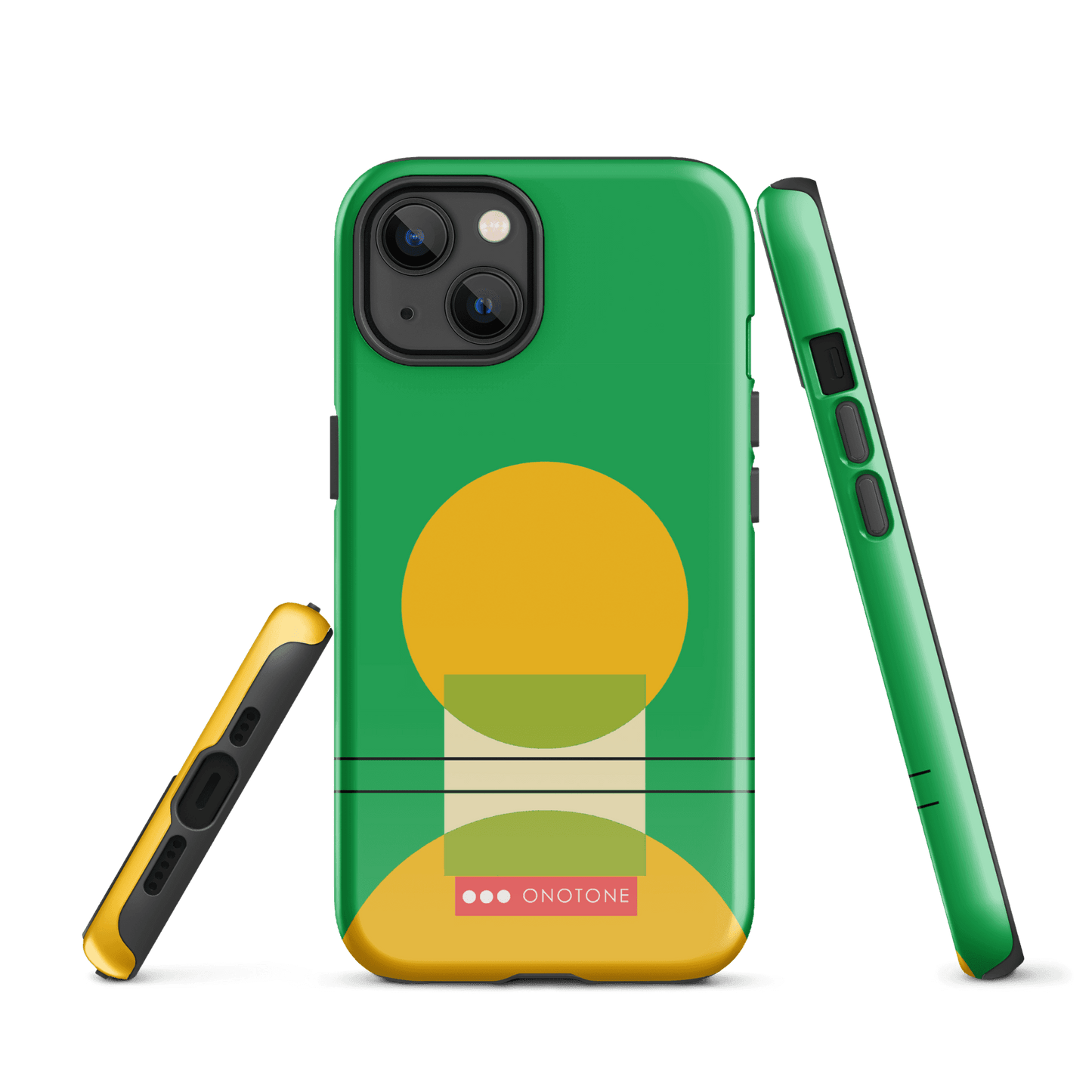 Dual Layer green modern iPhone® Case ( MD-2065)