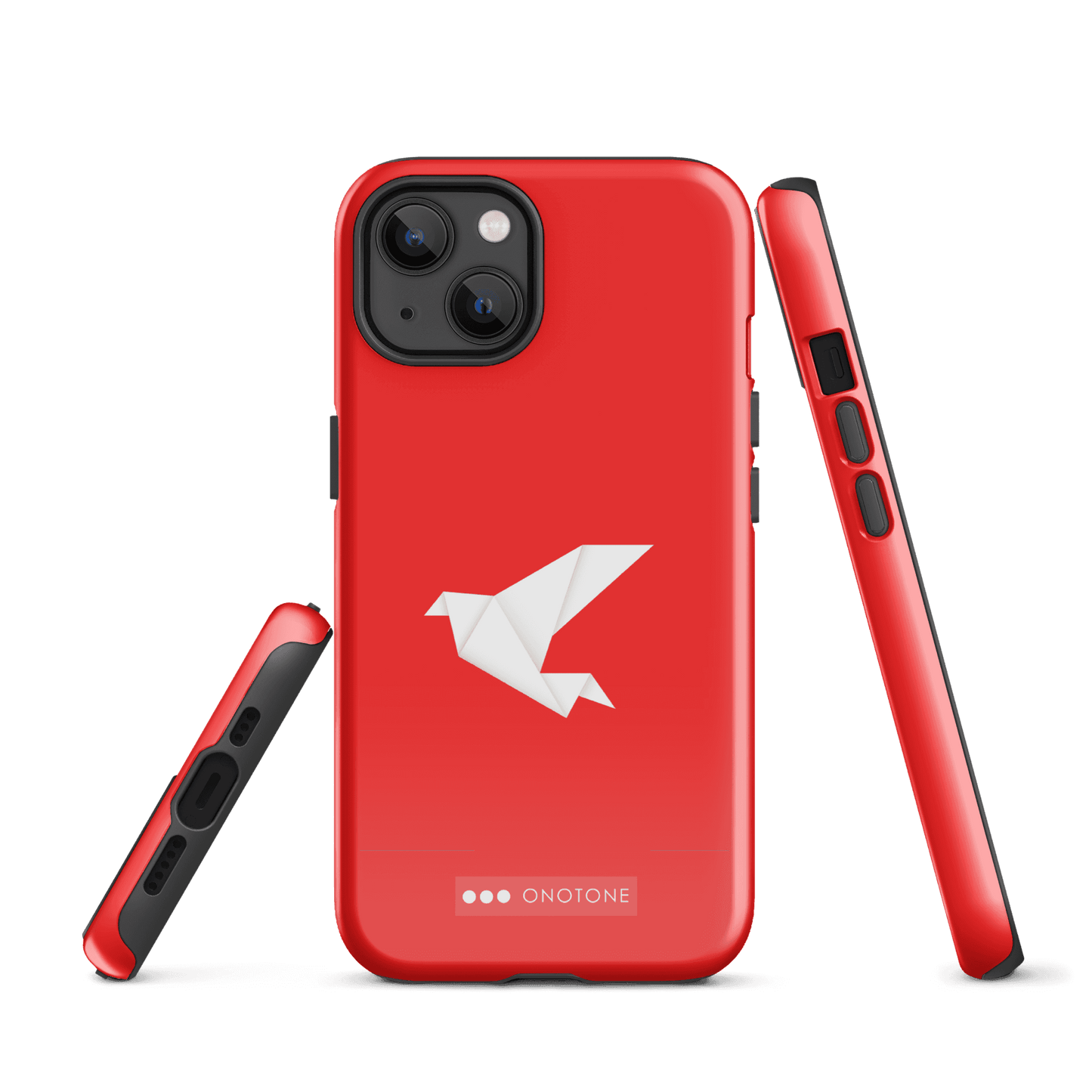 Dual Layer red modern iPhone® Case ( MD-1449)