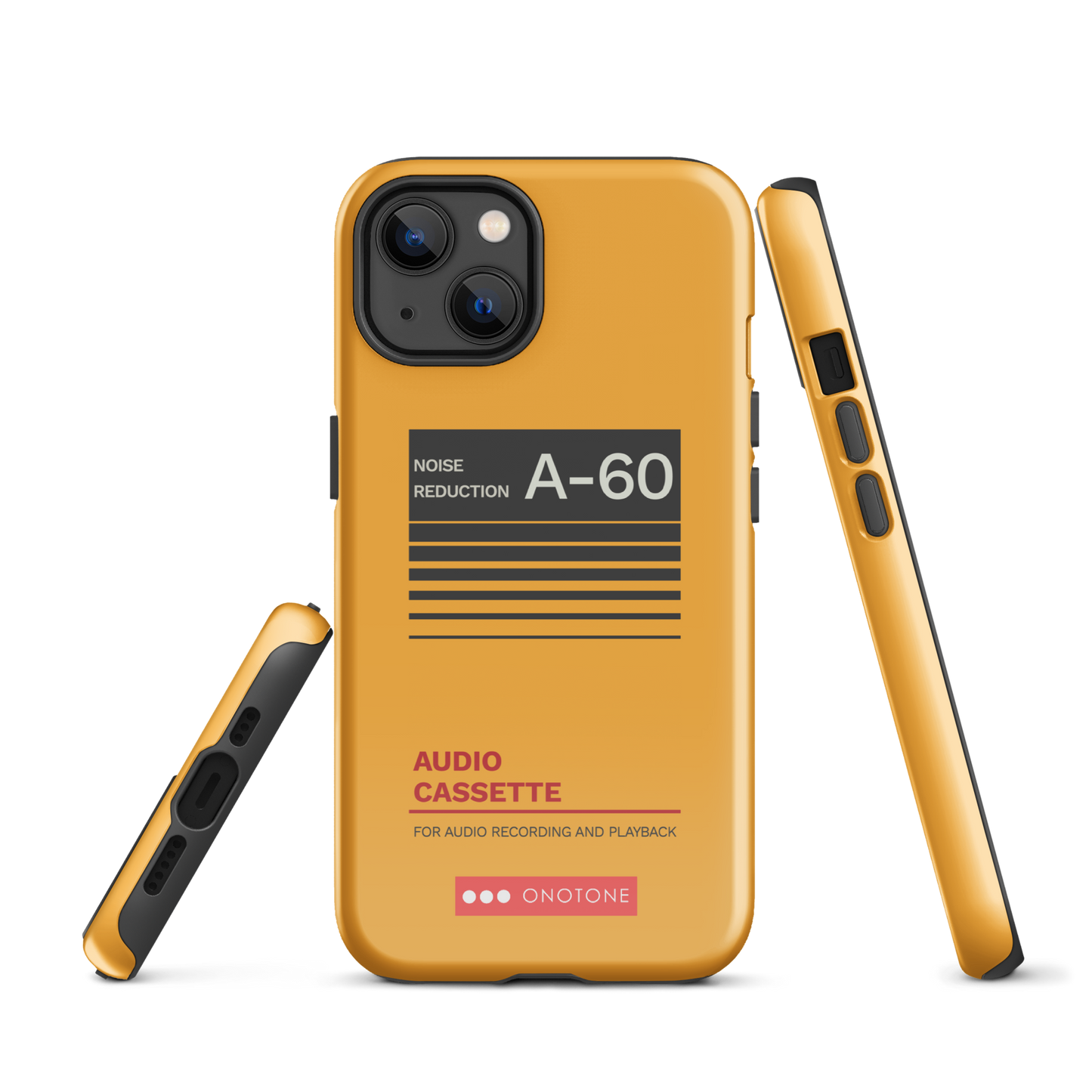 Dual Layer audio casette modern iPhone® Case
