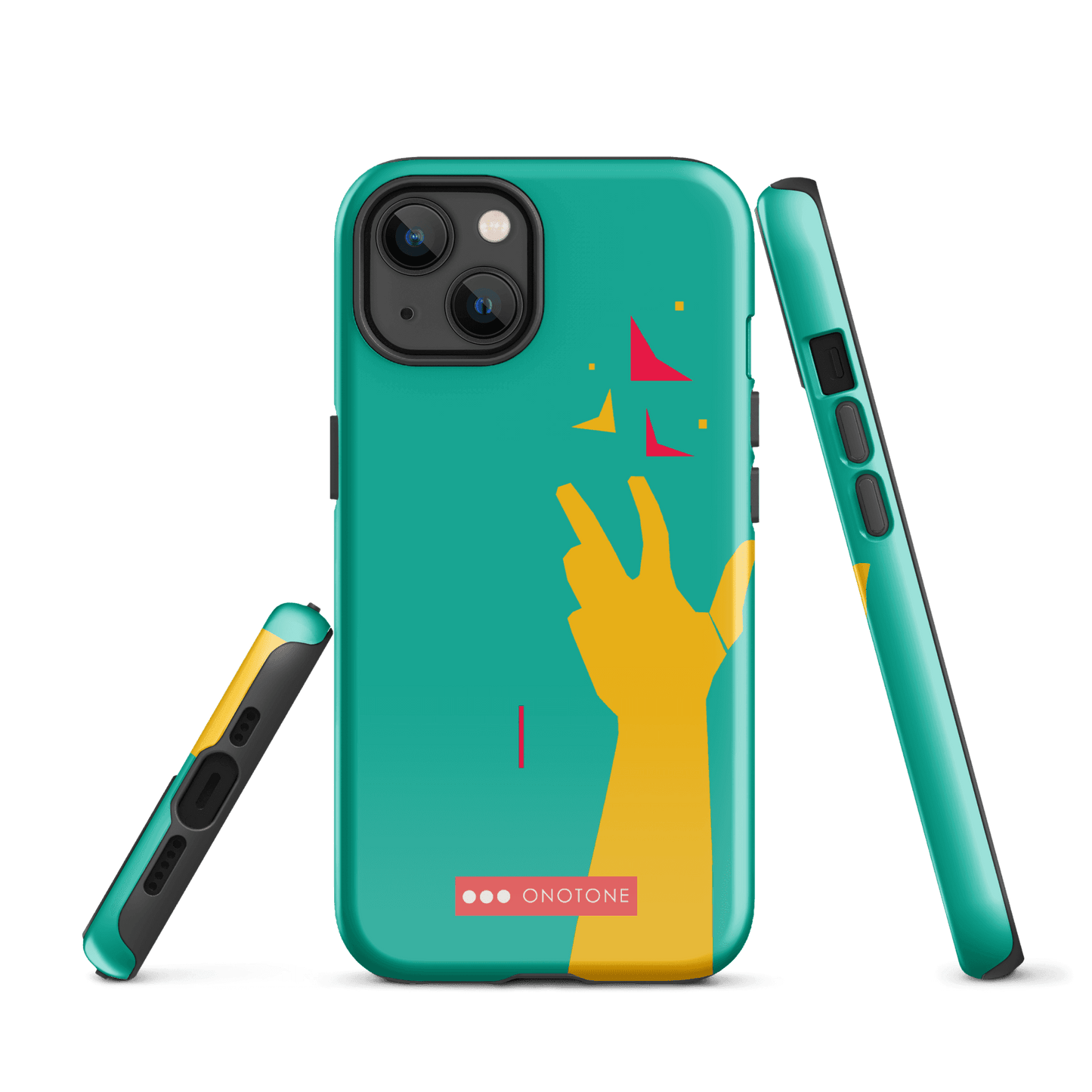 Dual Layer green modern iPhone® Case ( MD-1113)