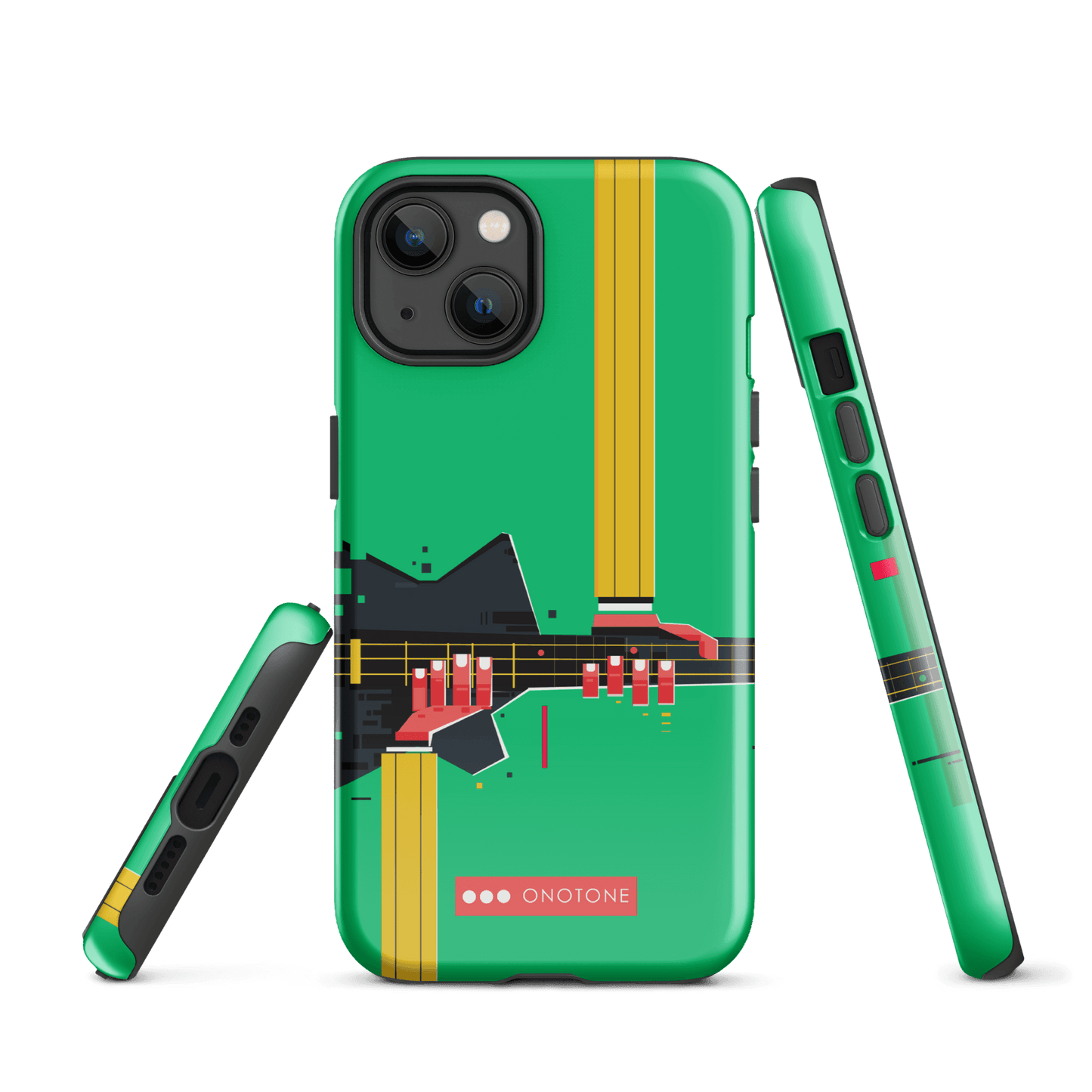 Dual Layer green modern iPhone® Case ( MD-1057)
