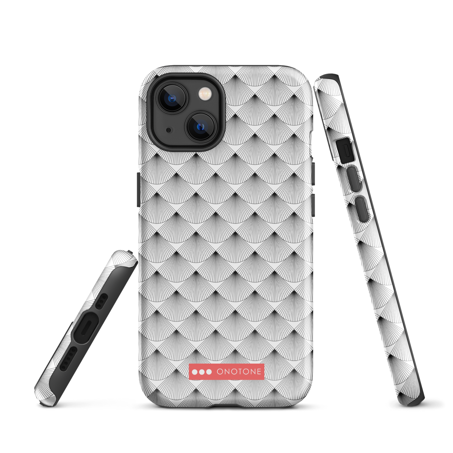 Japanese design indigo iPhone® Case with patterns