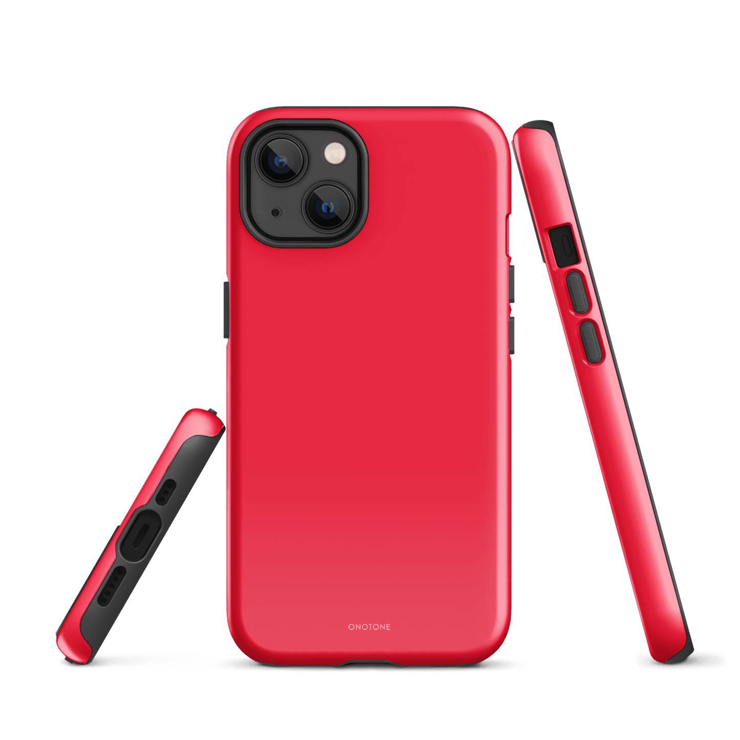 Neon Red iPhone Case