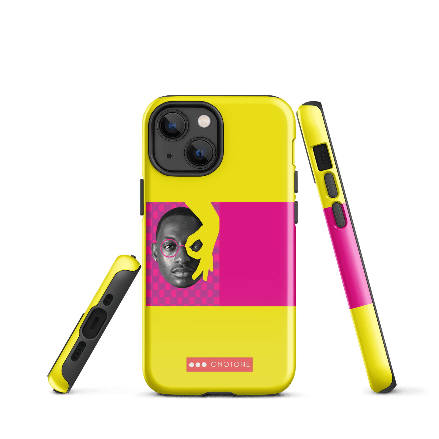 Dual Layer yellow modern iPhone® Case ( MD-3913)