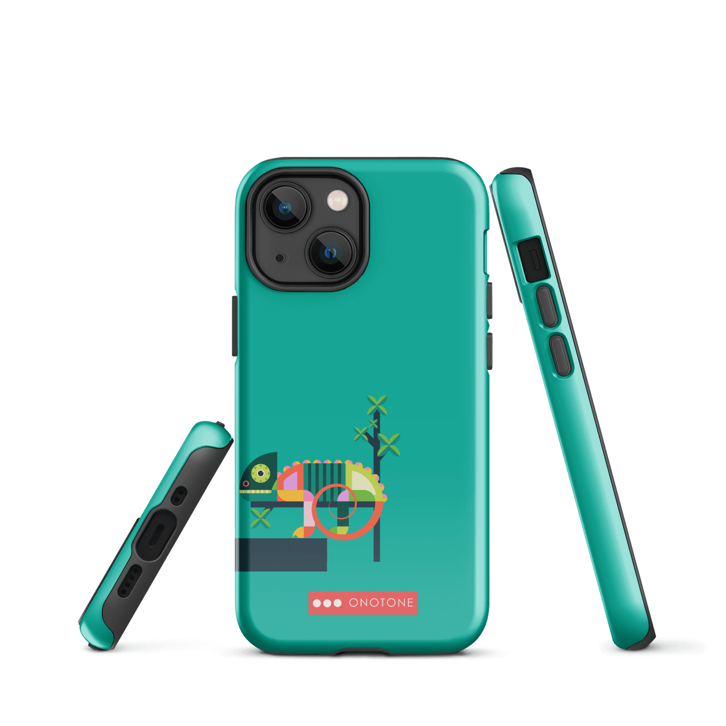 Dual Layer green modern iPhone® Case ( MD-2569)