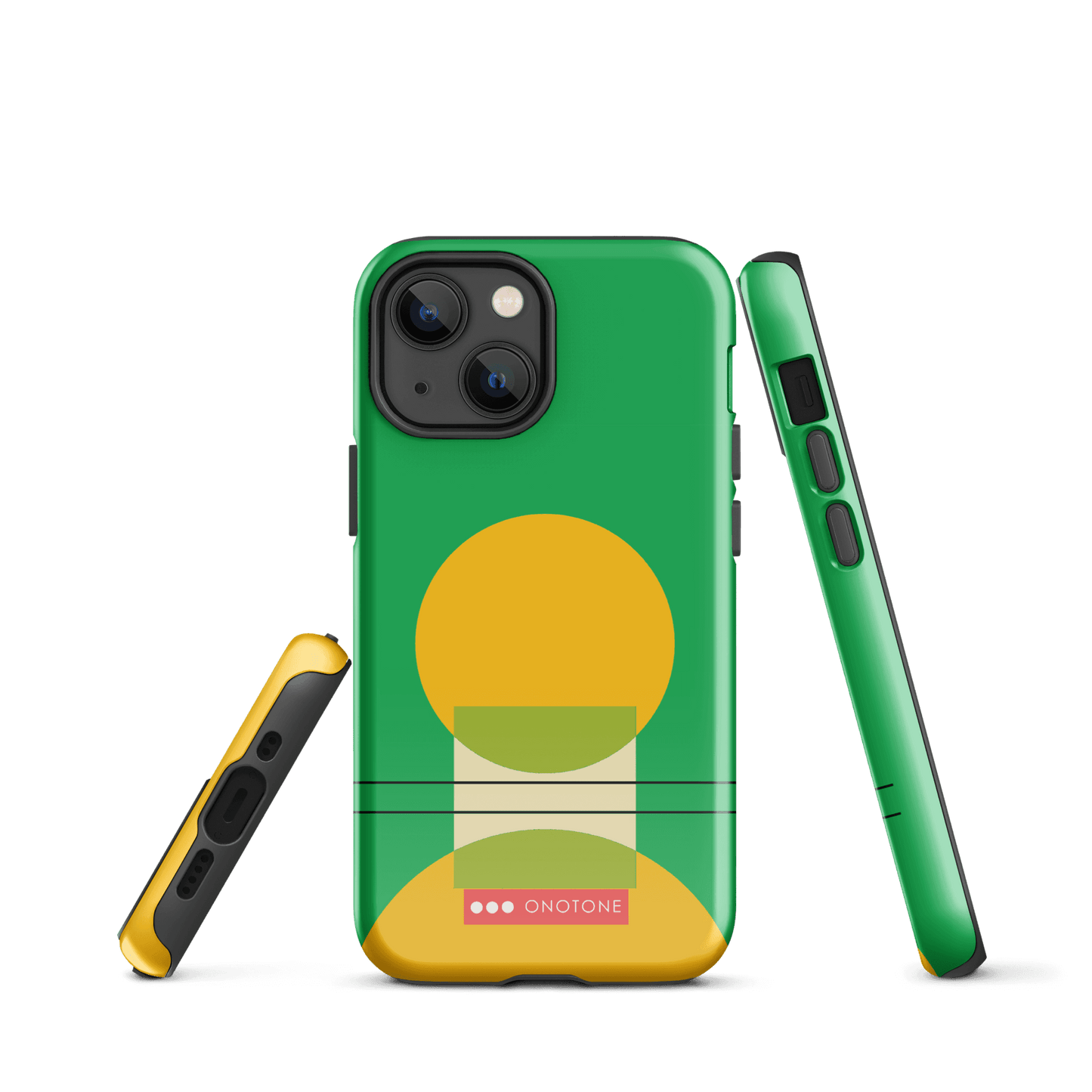 Dual Layer green modern iPhone® Case ( MD-2065)