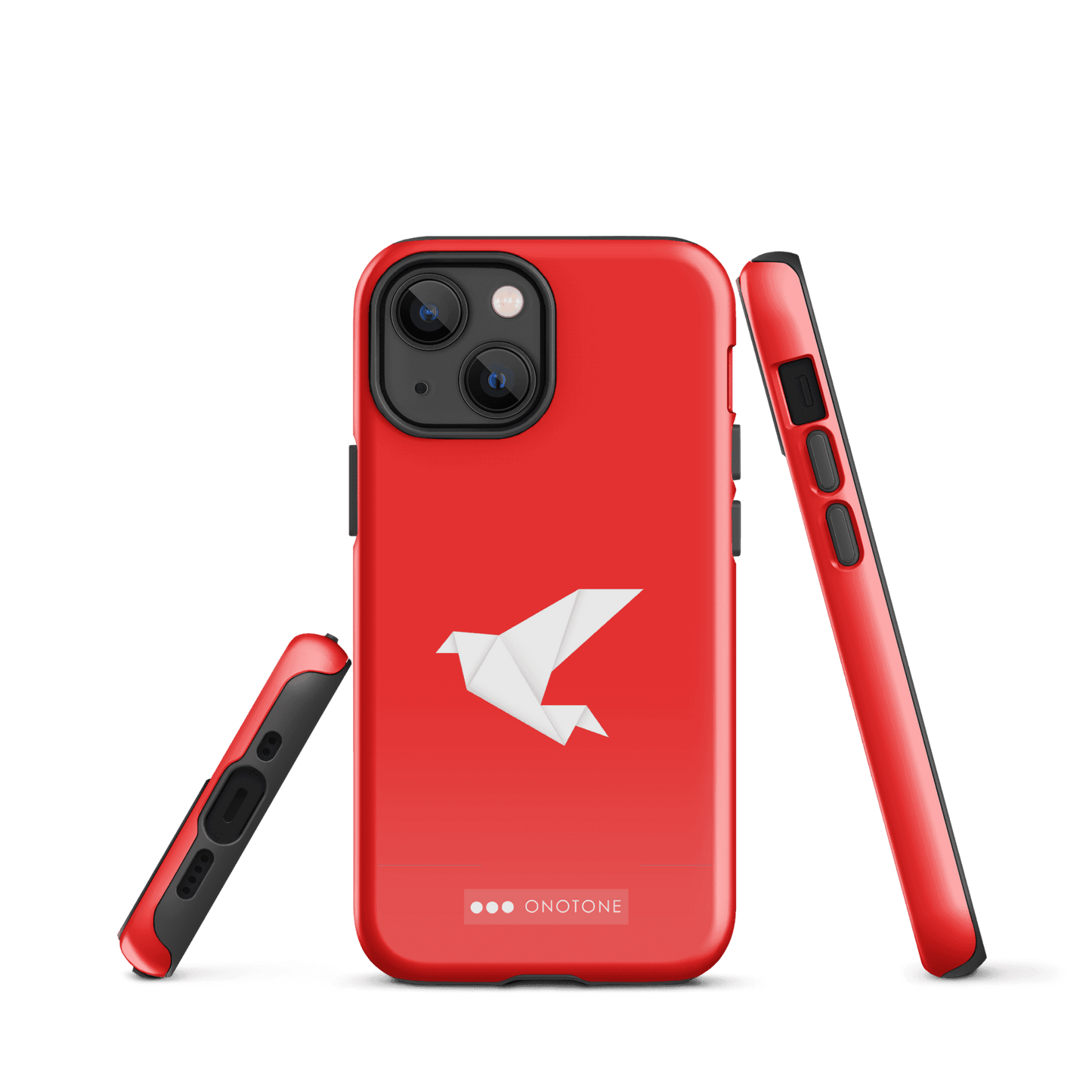 Dual Layer red modern iPhone® Case ( MD-1449)