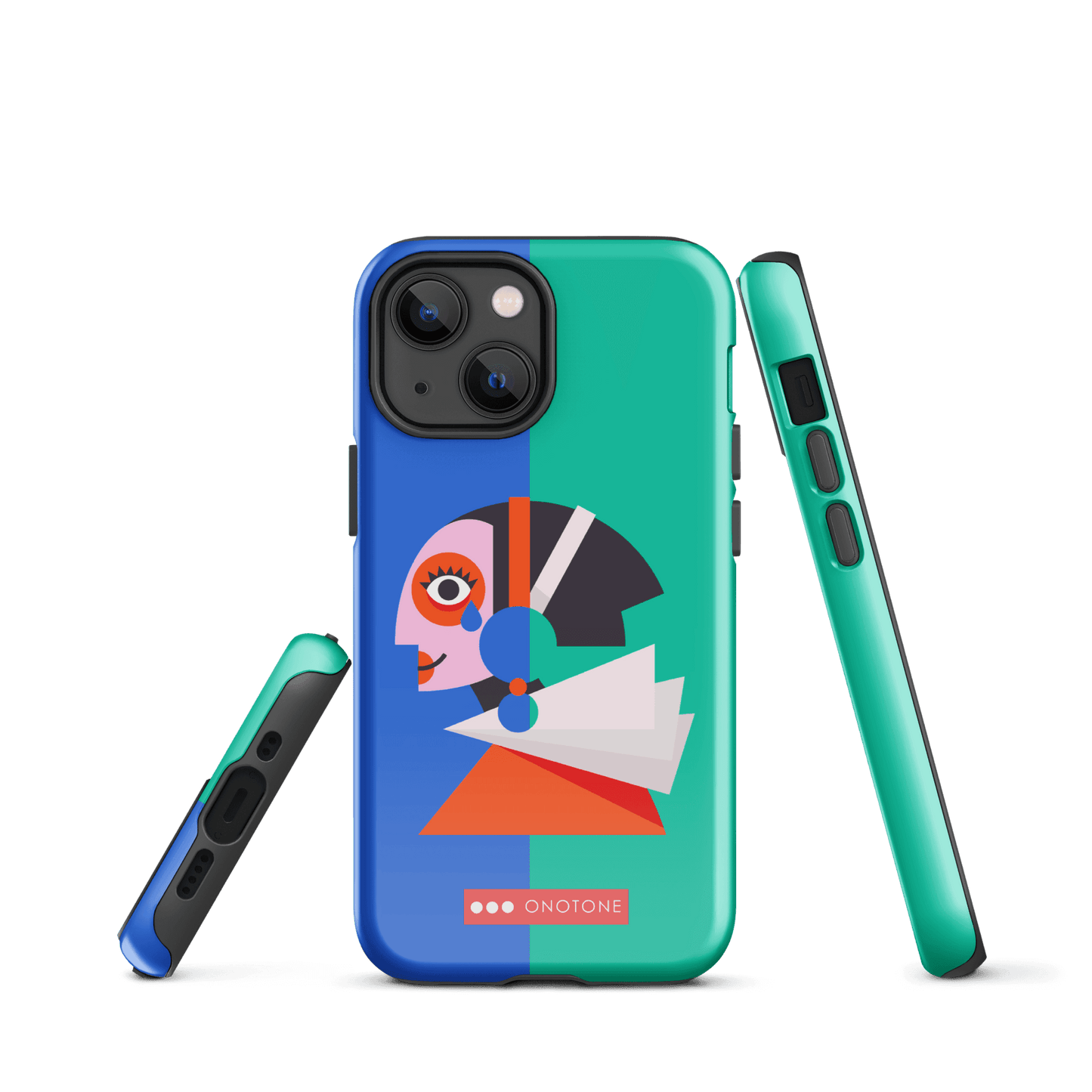 Dual Layer green modern iPhone® Case ( MD-1617)