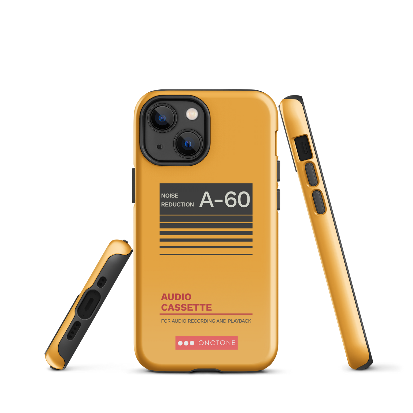 Dual Layer audio casette modern iPhone® Case