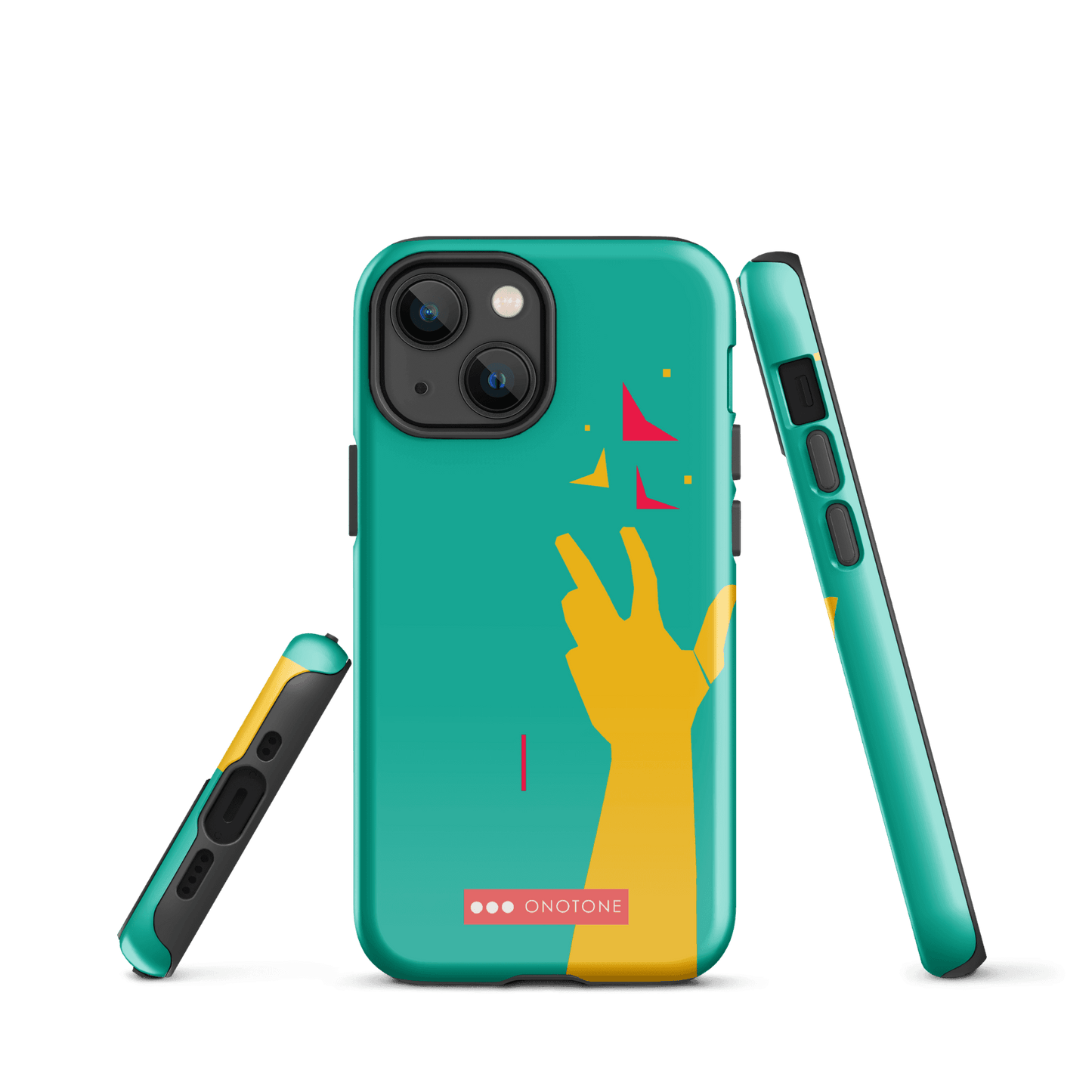 Dual Layer green modern iPhone® Case ( MD-1113)
