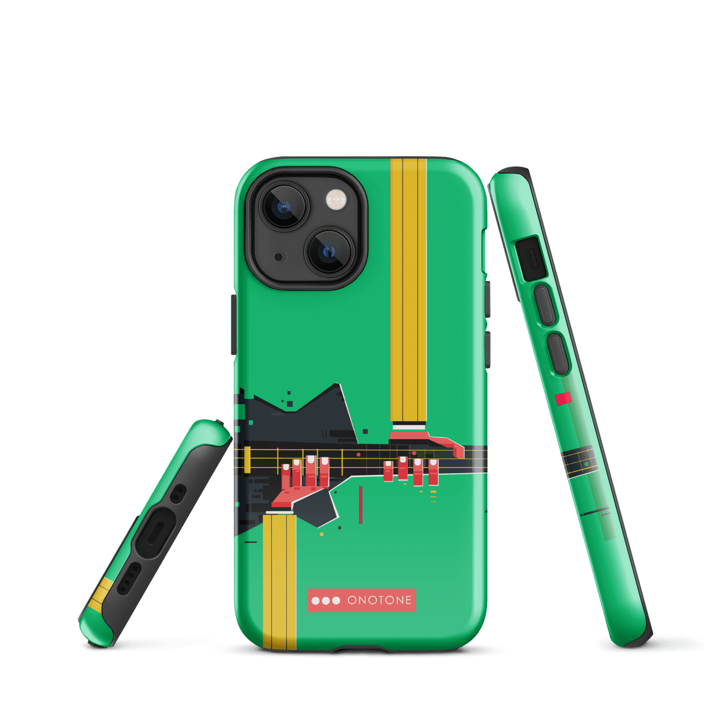 Dual Layer green modern iPhone® Case ( MD-1057)