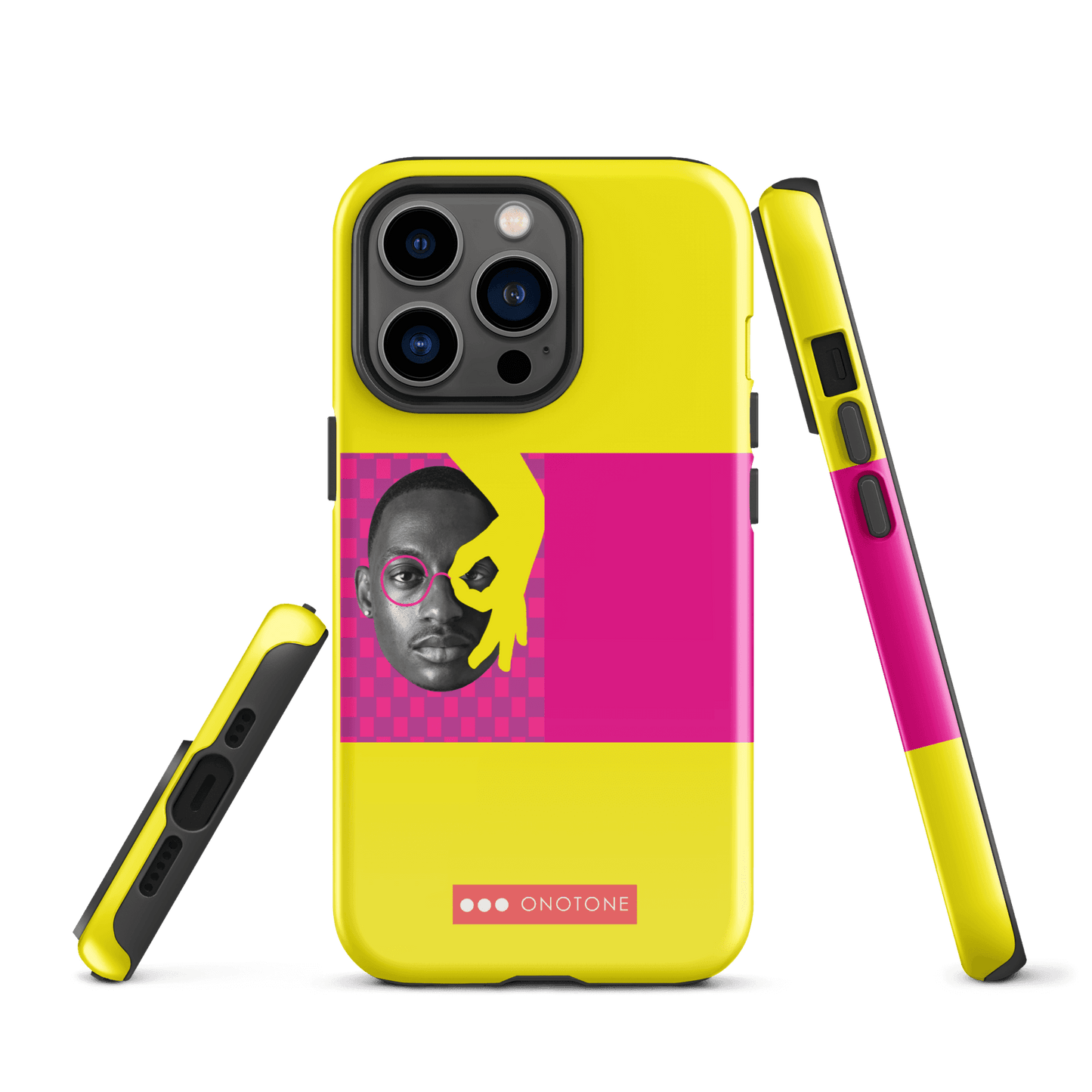 Dual Layer yellow modern iPhone® Case ( MD-3913)