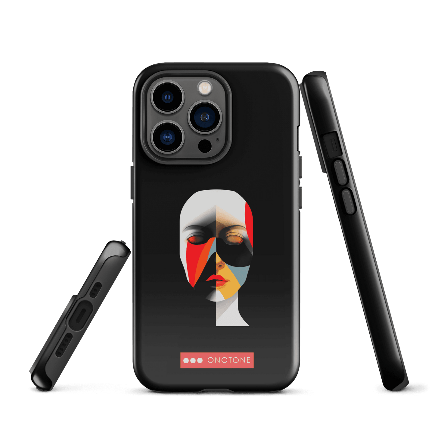 Dual Layer black modern iPhone® Case ( MD-2905)
