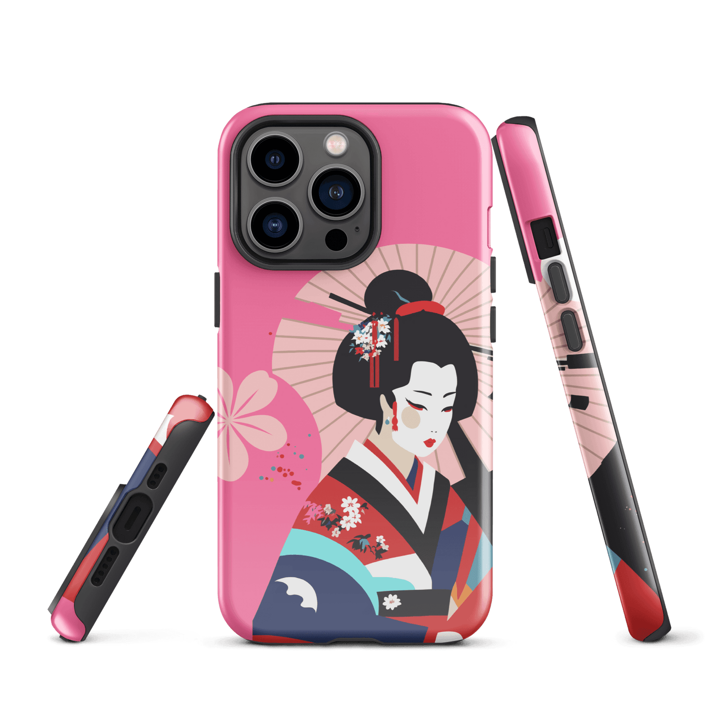 Dual Layer geisha modern iPhone® Case ( MD-2121)
