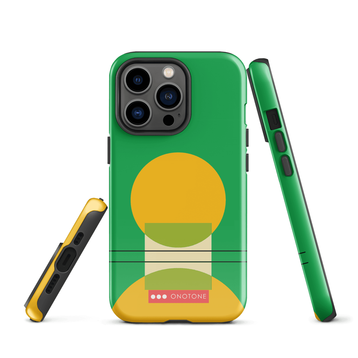 Dual Layer green modern iPhone® Case ( MD-2065)