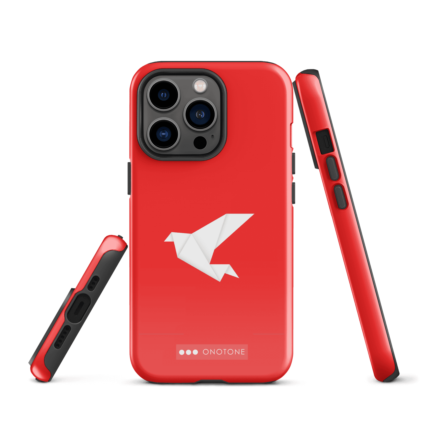 Dual Layer red modern iPhone® Case ( MD-1449)