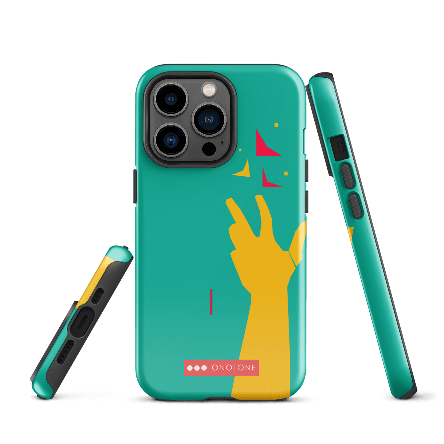 Dual Layer green modern iPhone® Case ( MD-1113)