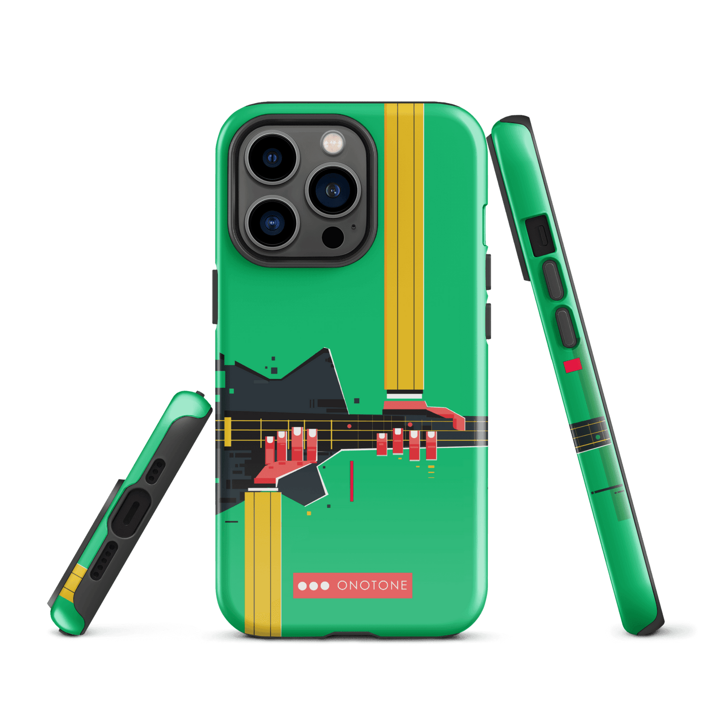 Dual Layer green modern iPhone® Case ( MD-1057)