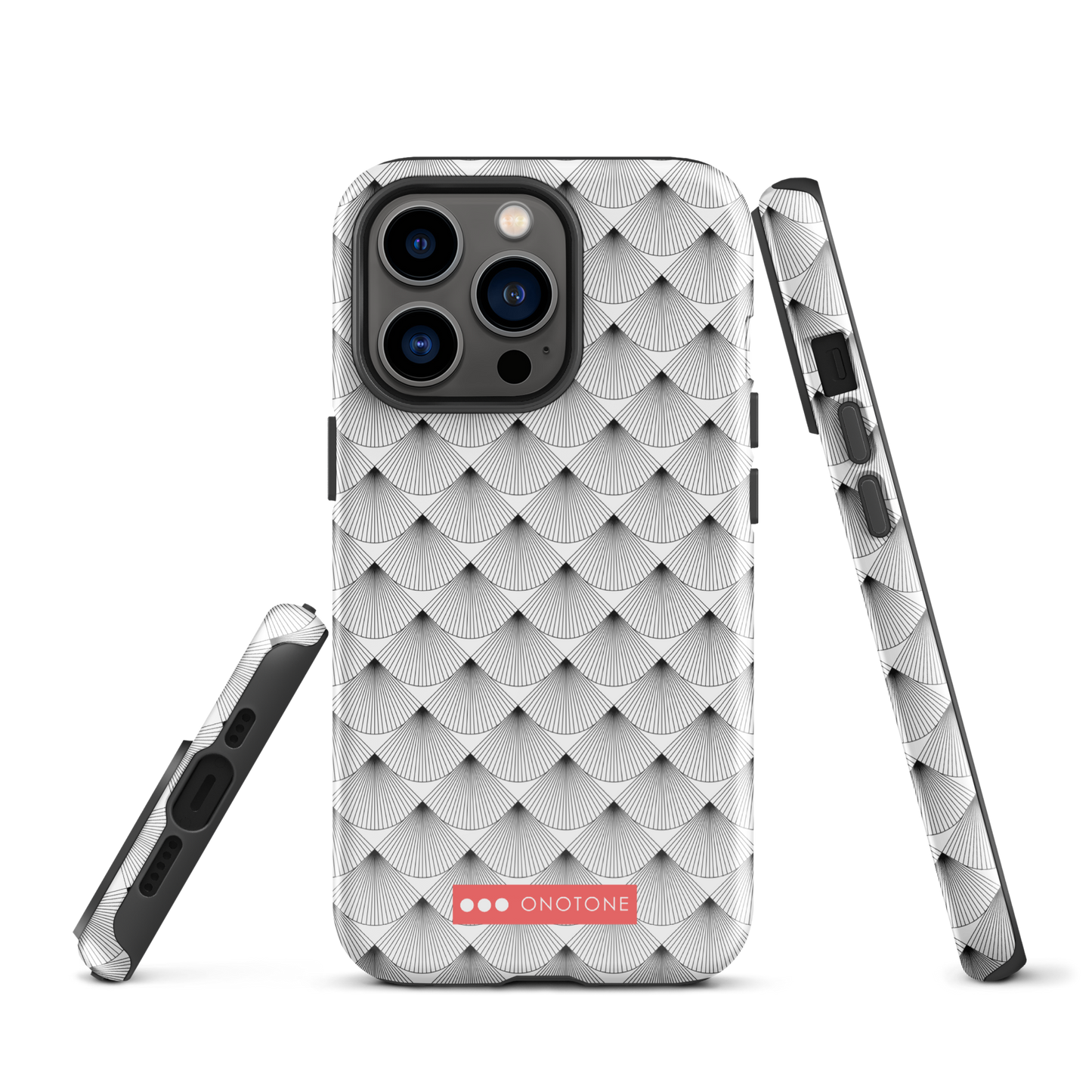 Japanese design indigo iPhone® Case with patterns