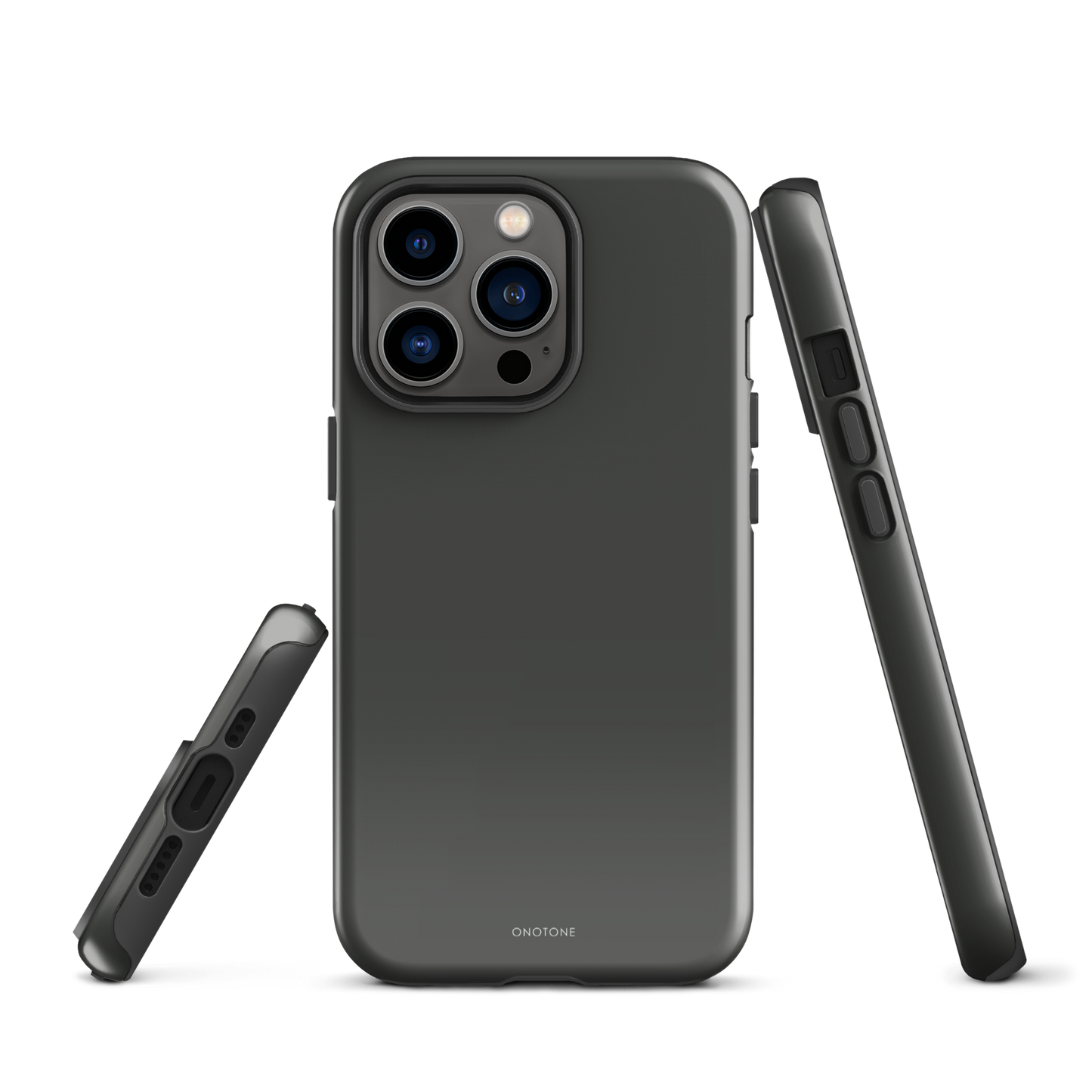 GRAY MINIMALIST IPHONE® CASE - PANTONE® 447