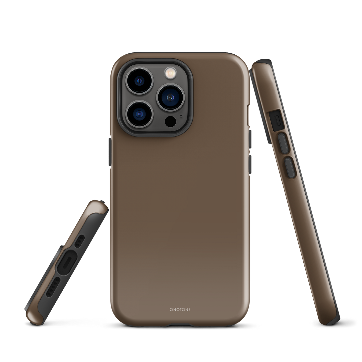 BEIGE MINIMALIST IPHONE® CASE - PANTONE® COFFEE LIQUEUR