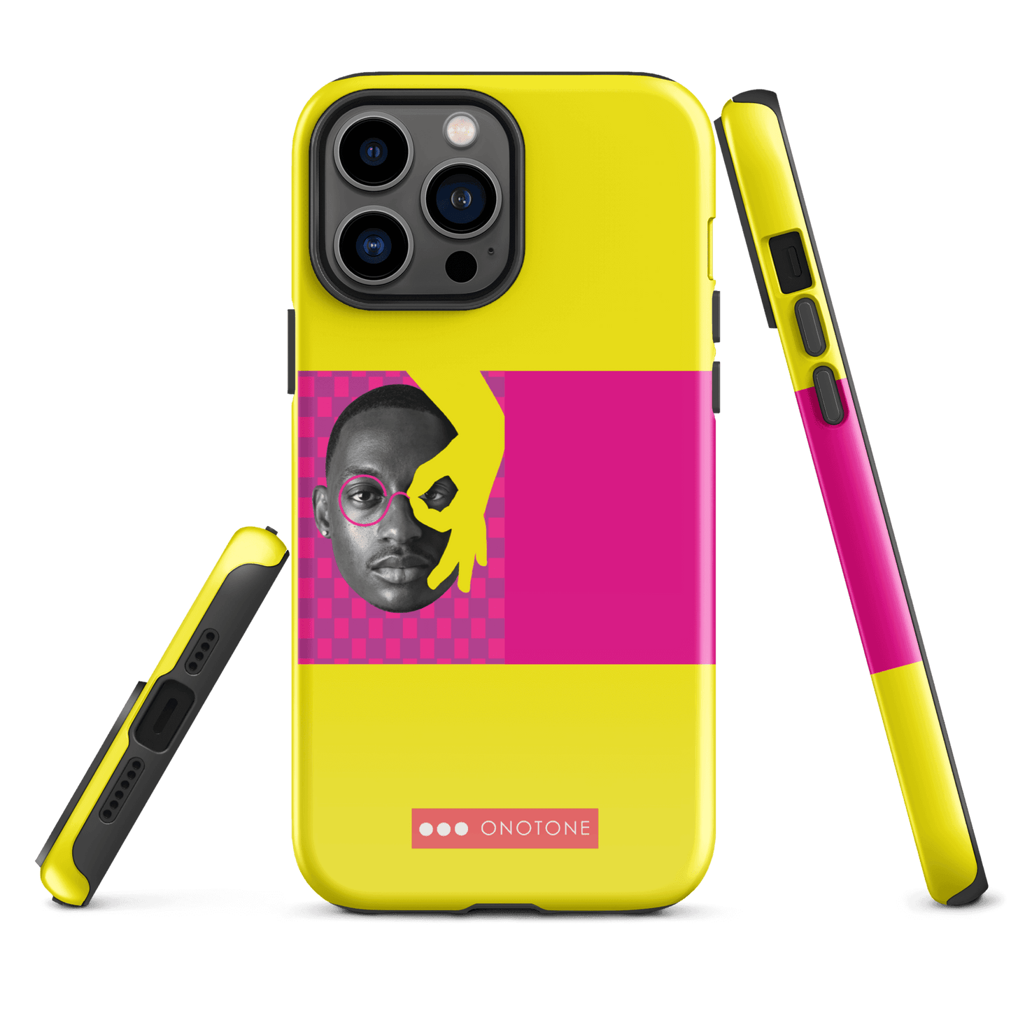 Dual Layer yellow modern iPhone® Case ( MD-3913)