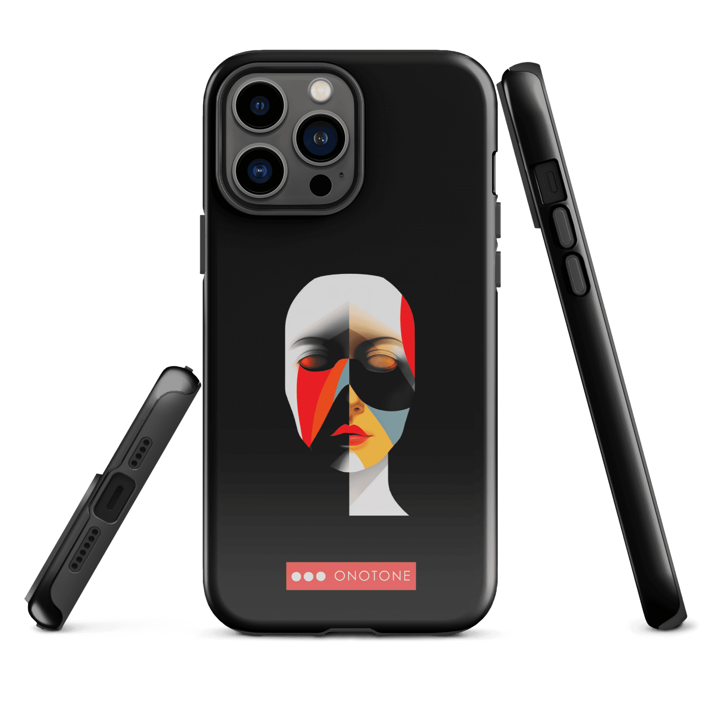 Dual Layer black modern iPhone® Case ( MD-2905)