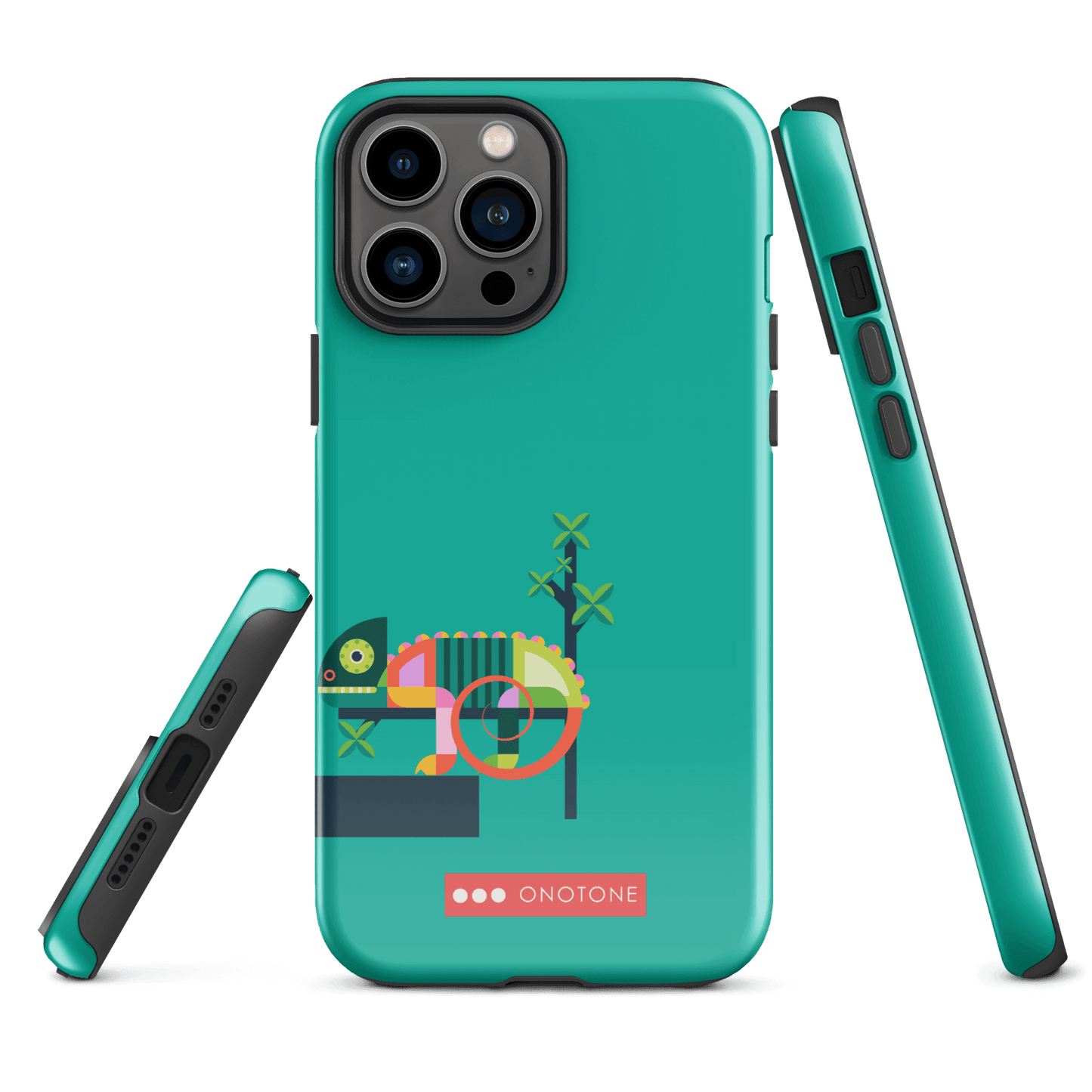 Dual Layer green modern iPhone® Case ( MD-2569)