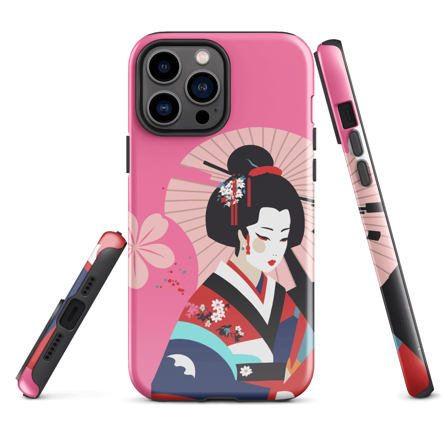 Dual Layer geisha modern iPhone® Case ( MD-2121)