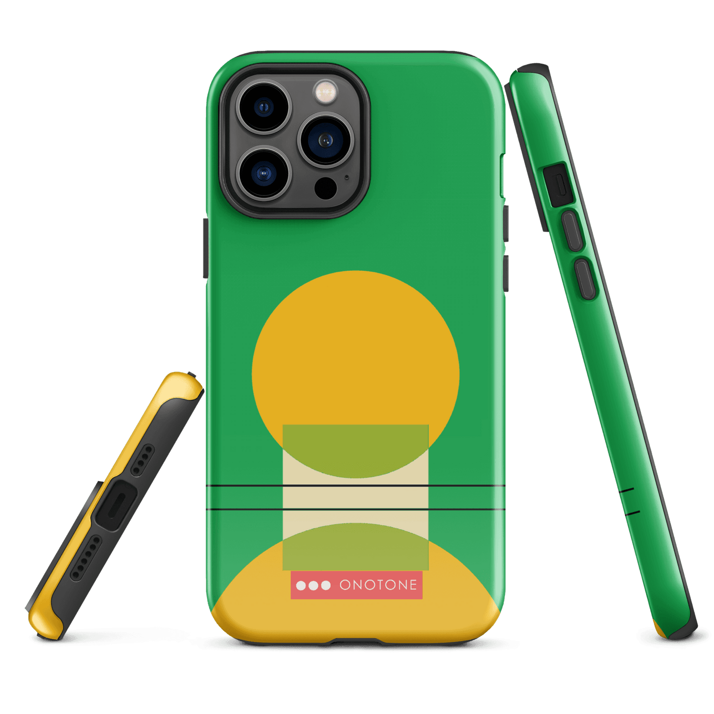 Dual Layer green modern iPhone® Case ( MD-2065)