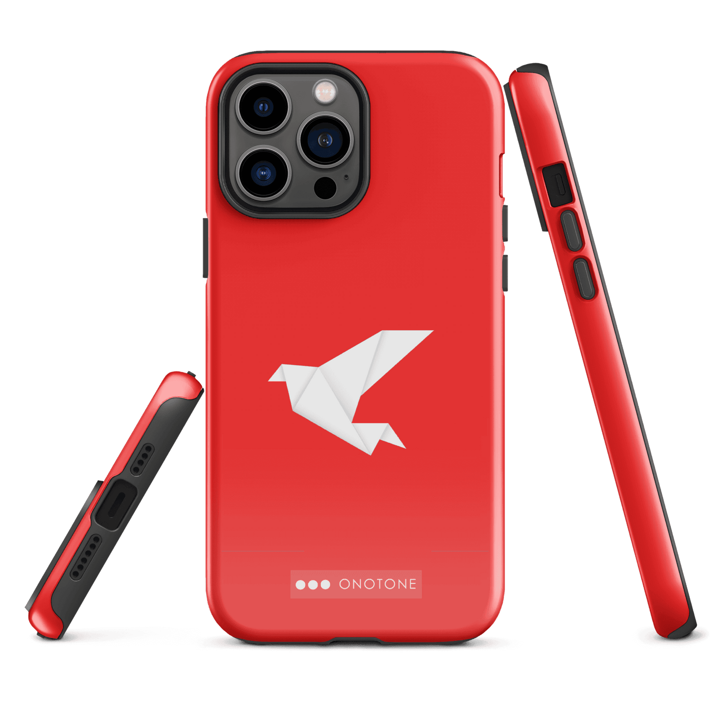 Dual Layer red modern iPhone® Case ( MD-1449)