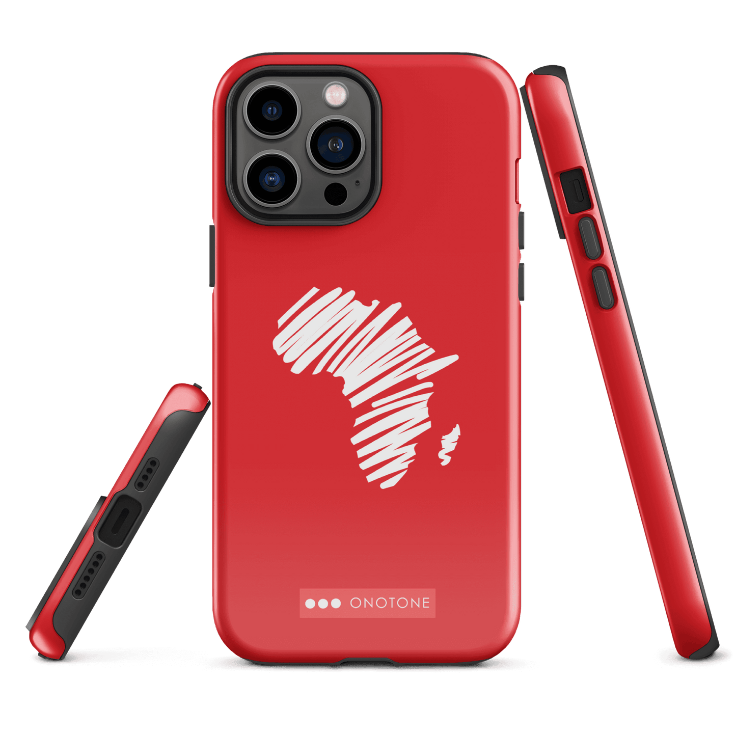 Dual Layer Africa modern red iPhone® Case ( MD-1393)
