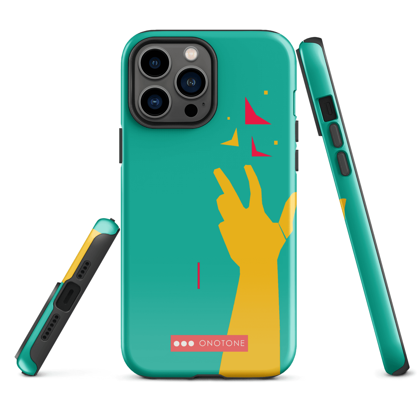 Dual Layer green modern iPhone® Case ( MD-1113)