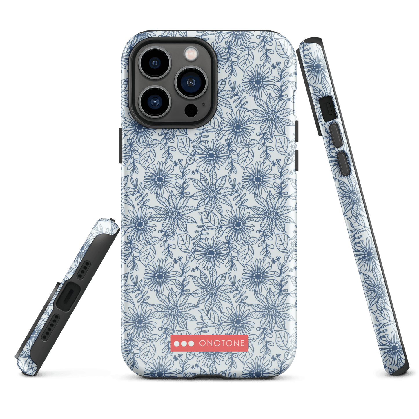 Japanese design indigo iPhone® Case (IND-041)