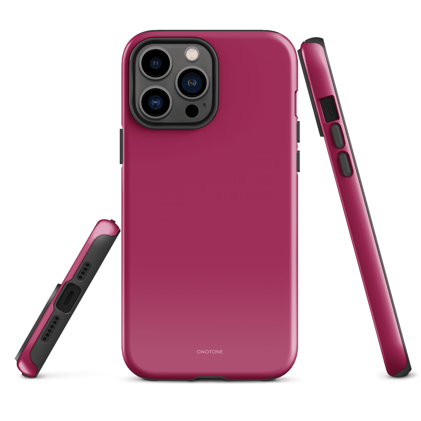 Solid Color pink iPhone® Case - Pantone® 220