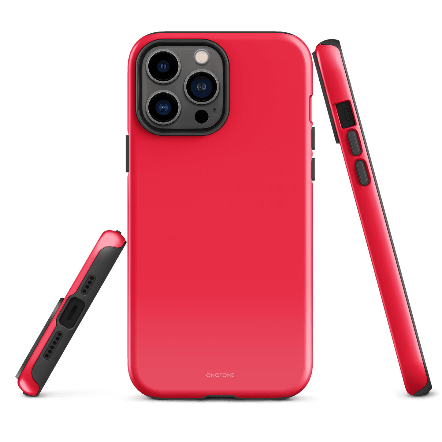 Neon Red iPhone Case