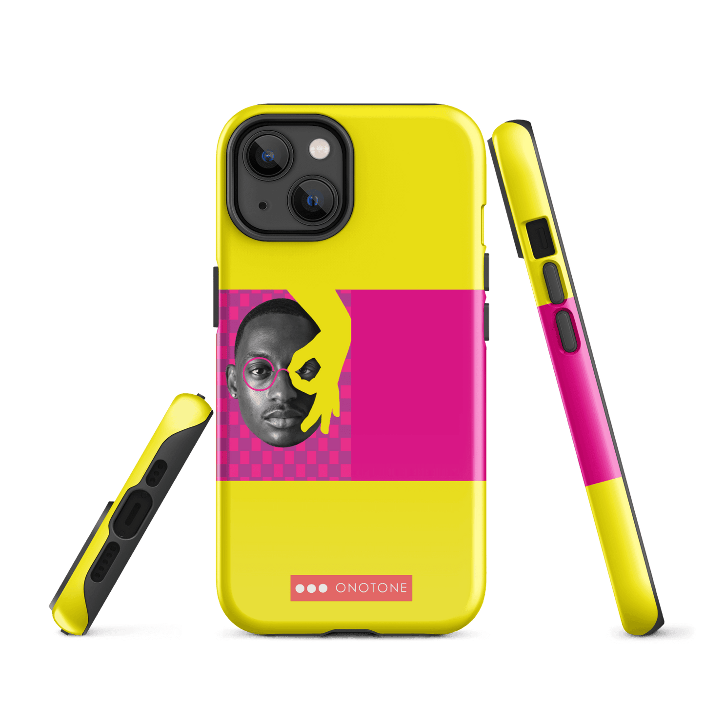 Dual Layer yellow modern iPhone® Case ( MD-3913)