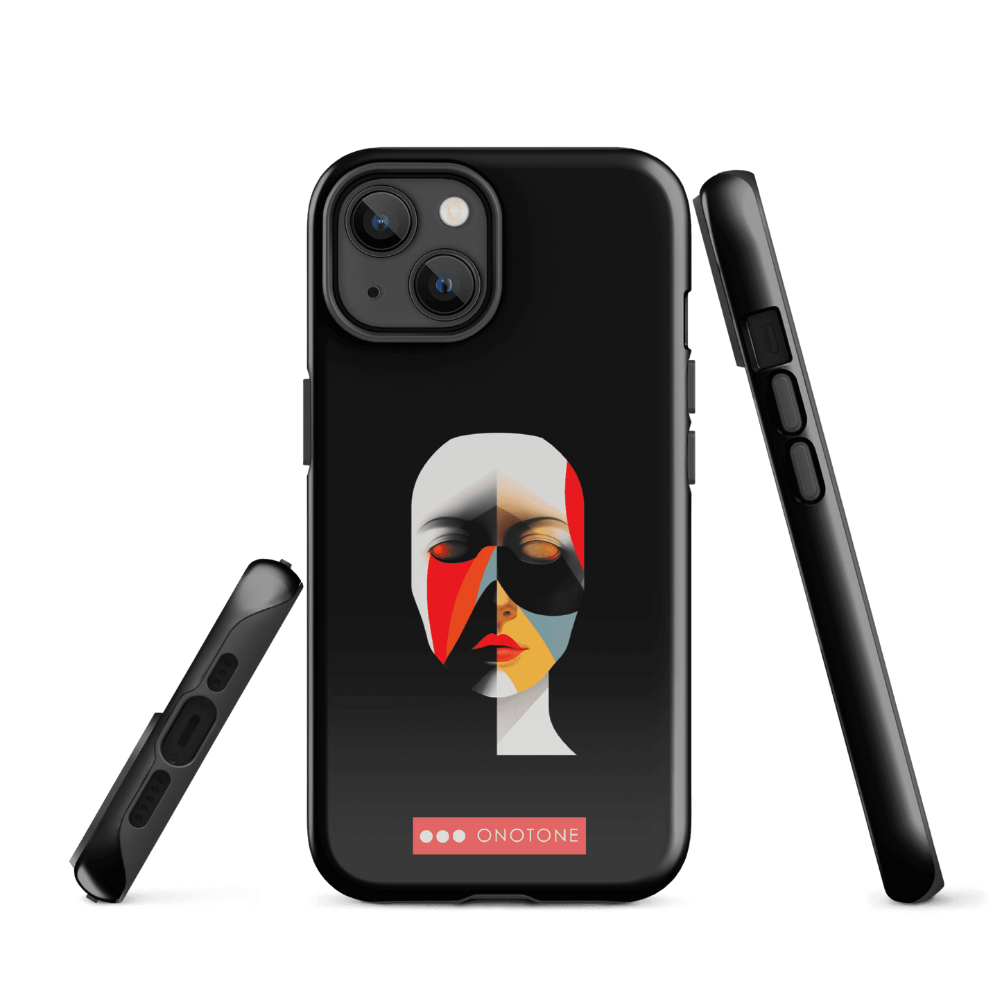 Dual Layer black modern iPhone® Case ( MD-2905)