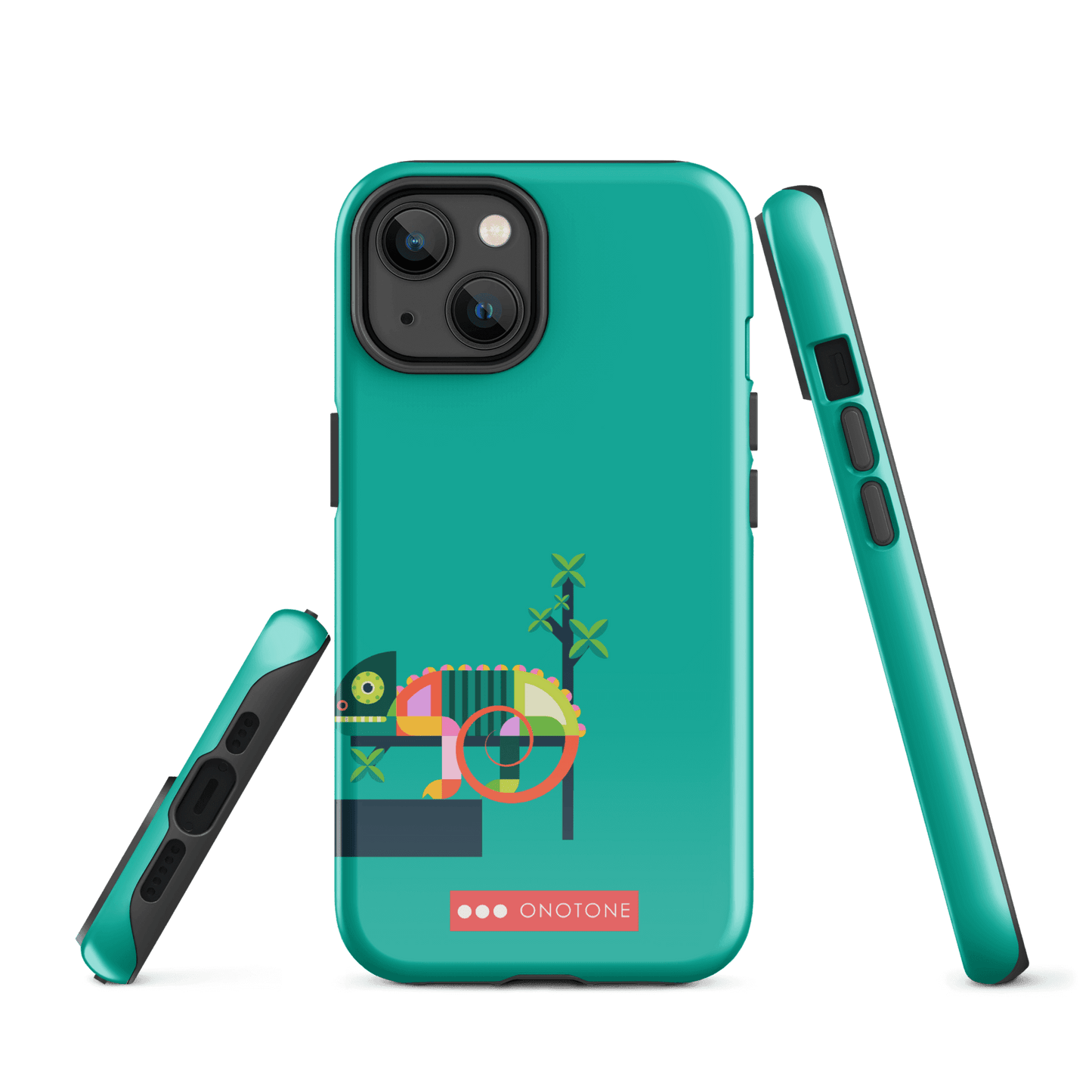 Dual Layer green modern iPhone® Case ( MD-2569)