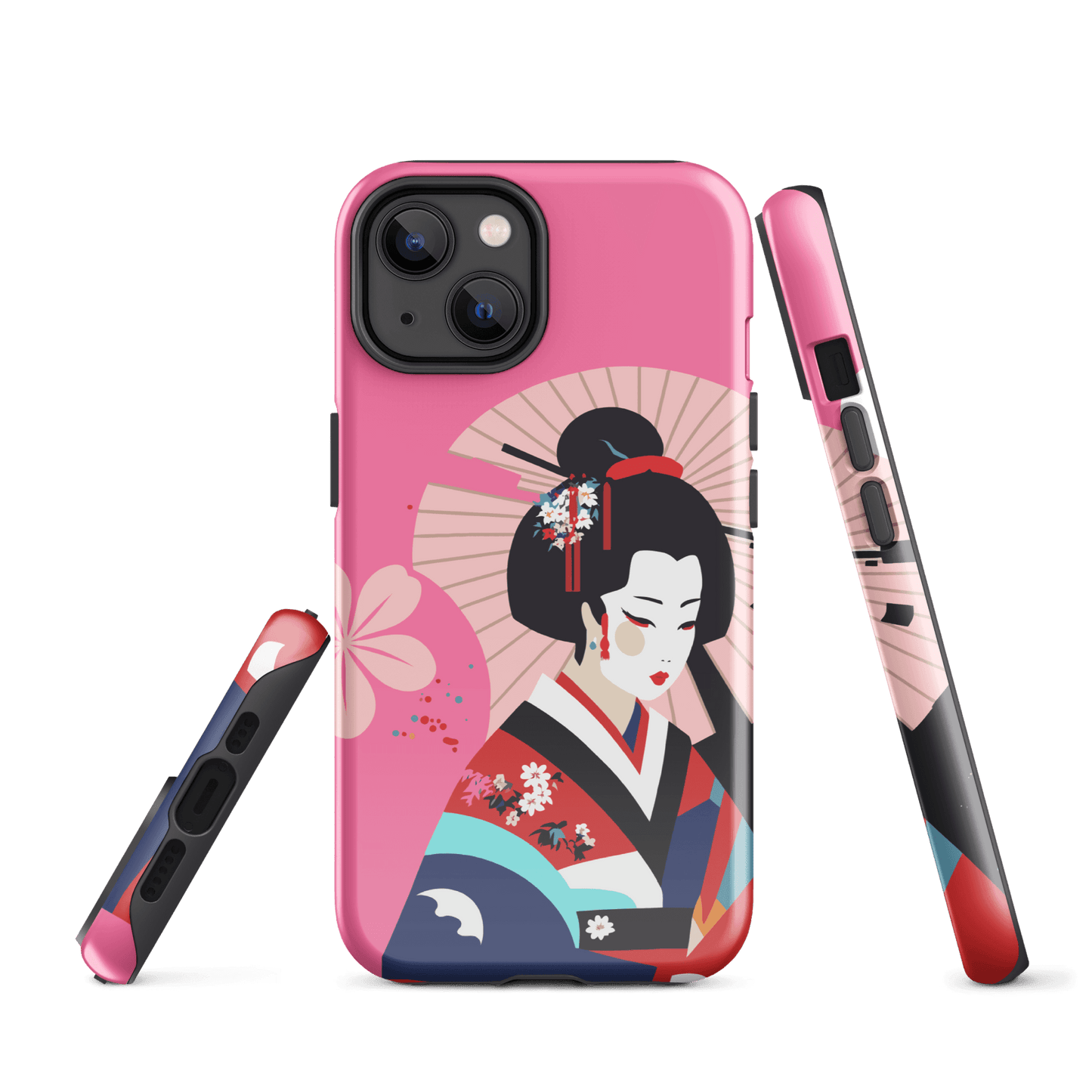 Dual Layer geisha modern iPhone® Case ( MD-2121)