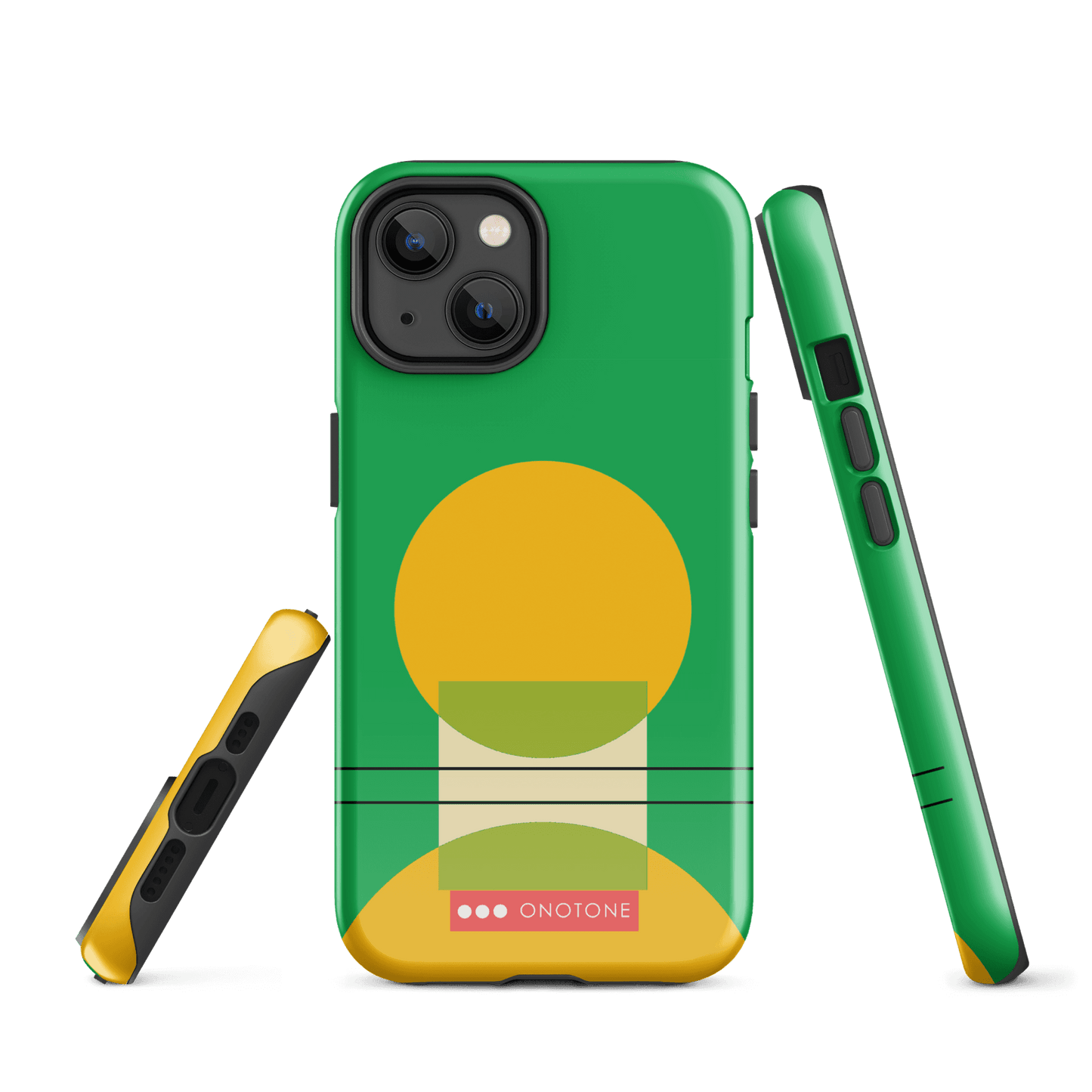 Dual Layer green modern iPhone® Case ( MD-2065)