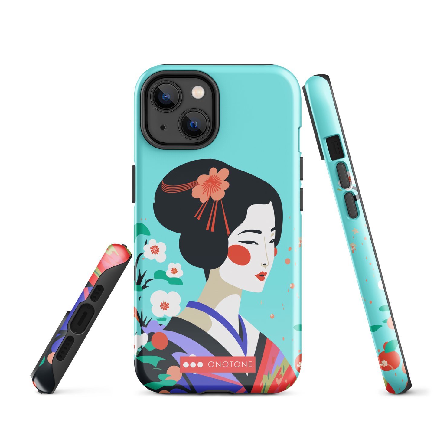 Dual Layer geisha modern iPhone® Case
