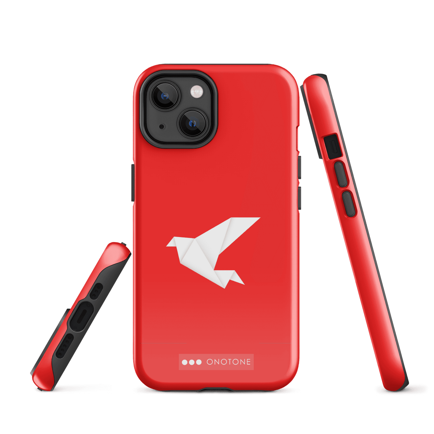 Dual Layer red modern iPhone® Case ( MD-1449)