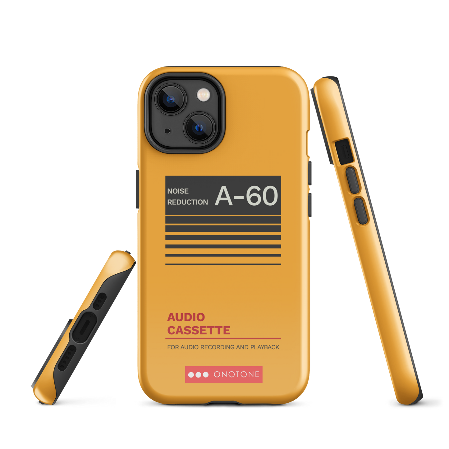Dual Layer audio casette modern iPhone® Case