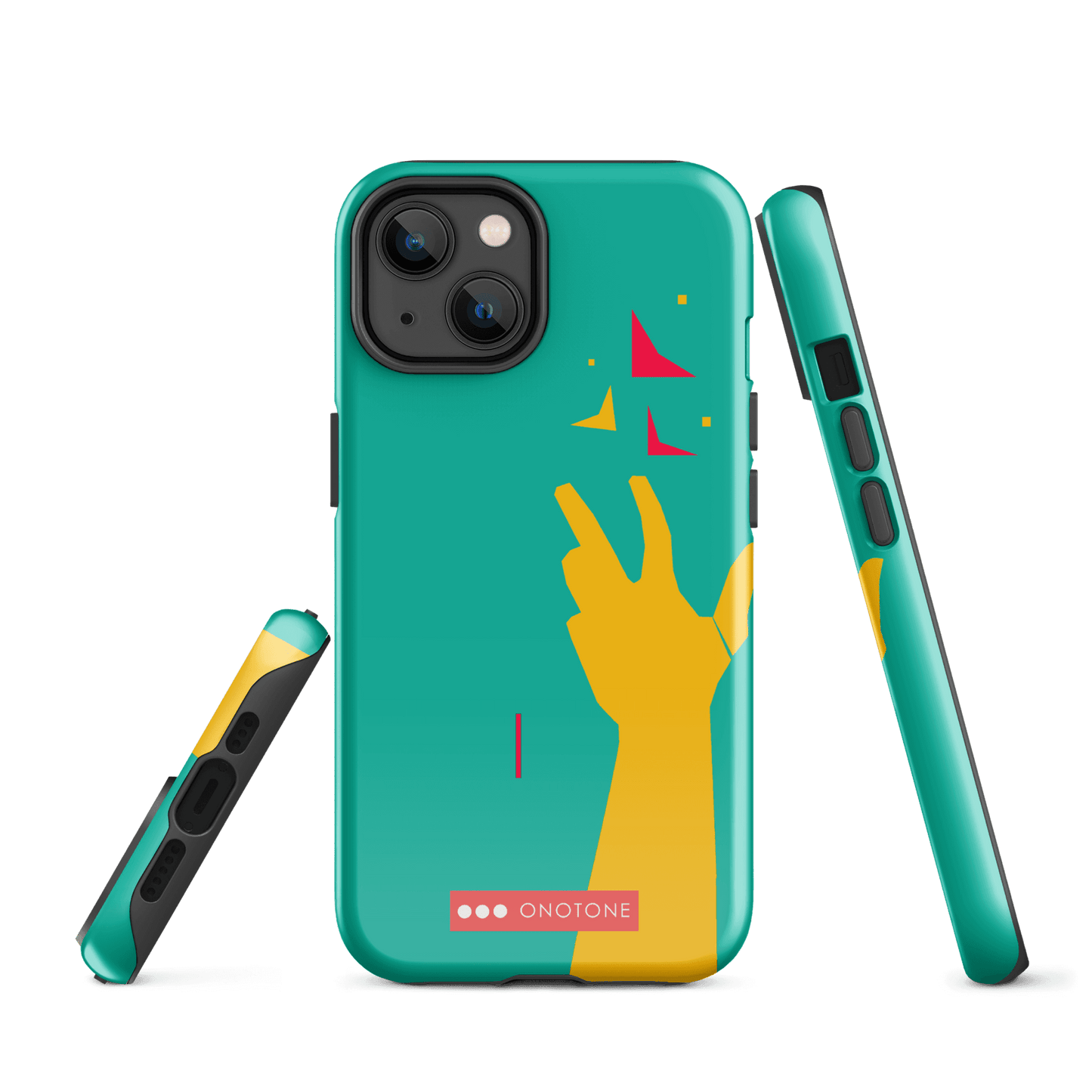 Dual Layer green modern iPhone® Case ( MD-1113)
