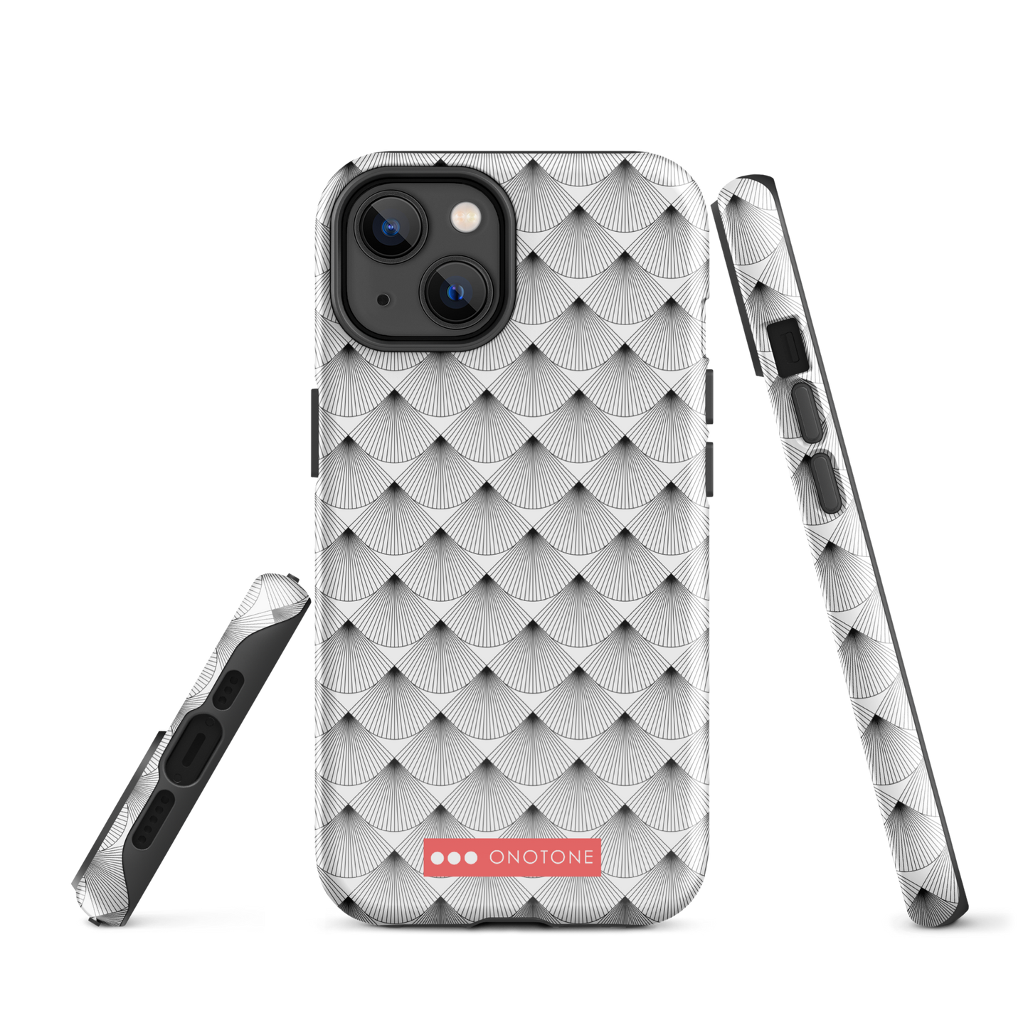 Japanese design indigo iPhone® Case with patterns