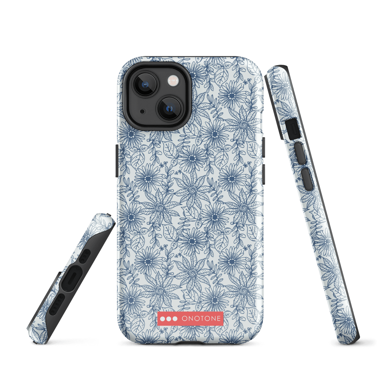 Japanese design indigo iPhone® Case (IND-041)