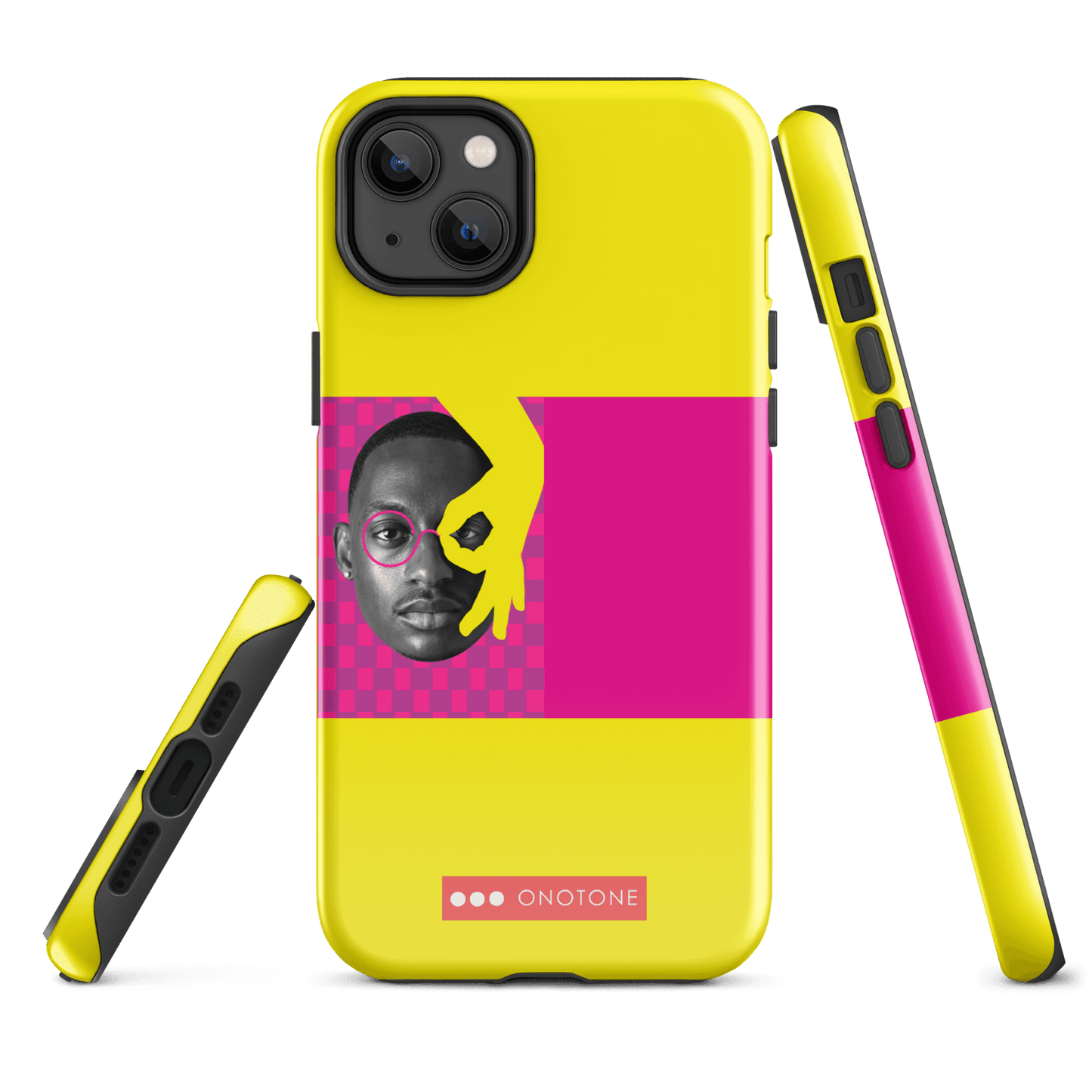 Dual Layer yellow modern iPhone® Case ( MD-3913)