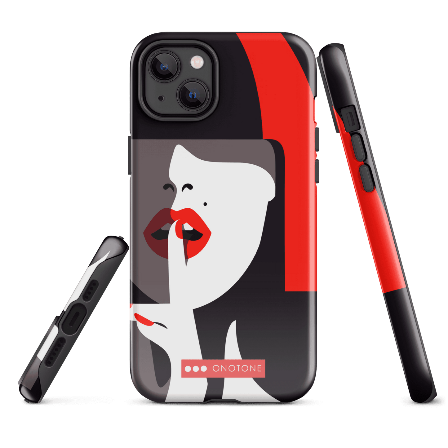 Dual Layer black modern iPhone® Case ( MD-3577)