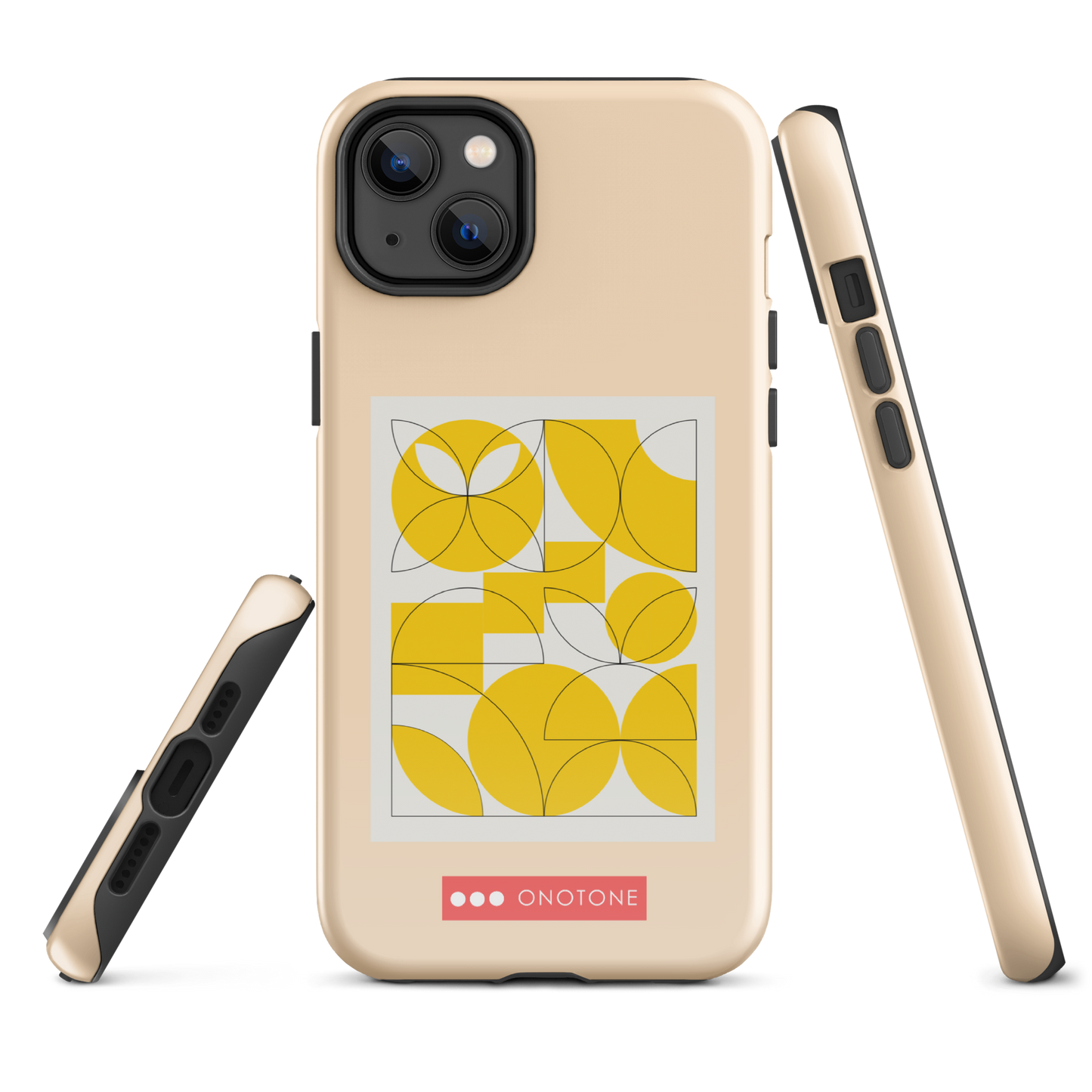 Dual Layer Bauhaus modern iPhone® Case